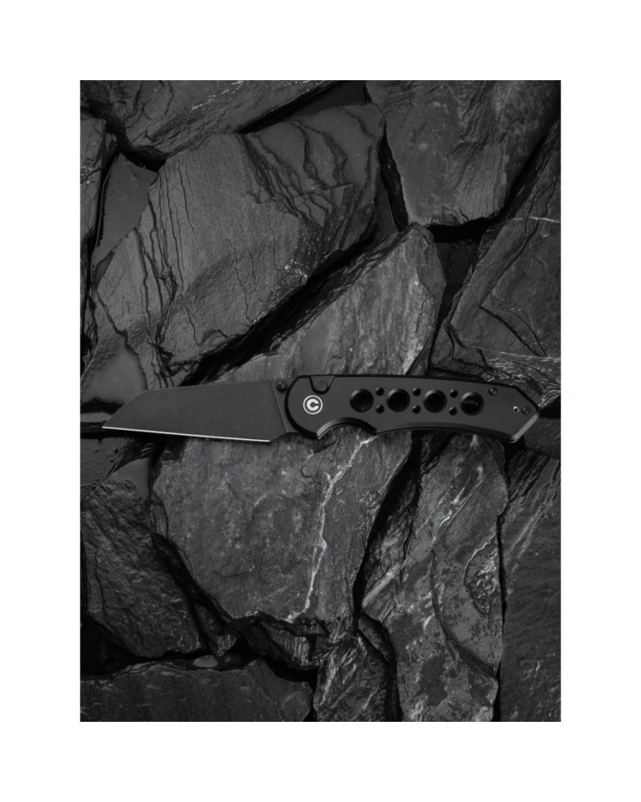 Ніж складаний туристичний Civivi Pragma Prime C24067-1, Sandvik 14C28N, алюміній, чорний