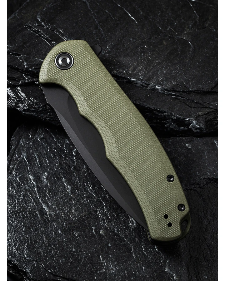 Ніж складаний туристичний Civivi Praxis C803F, 9Cr18MoV, G10, зелений