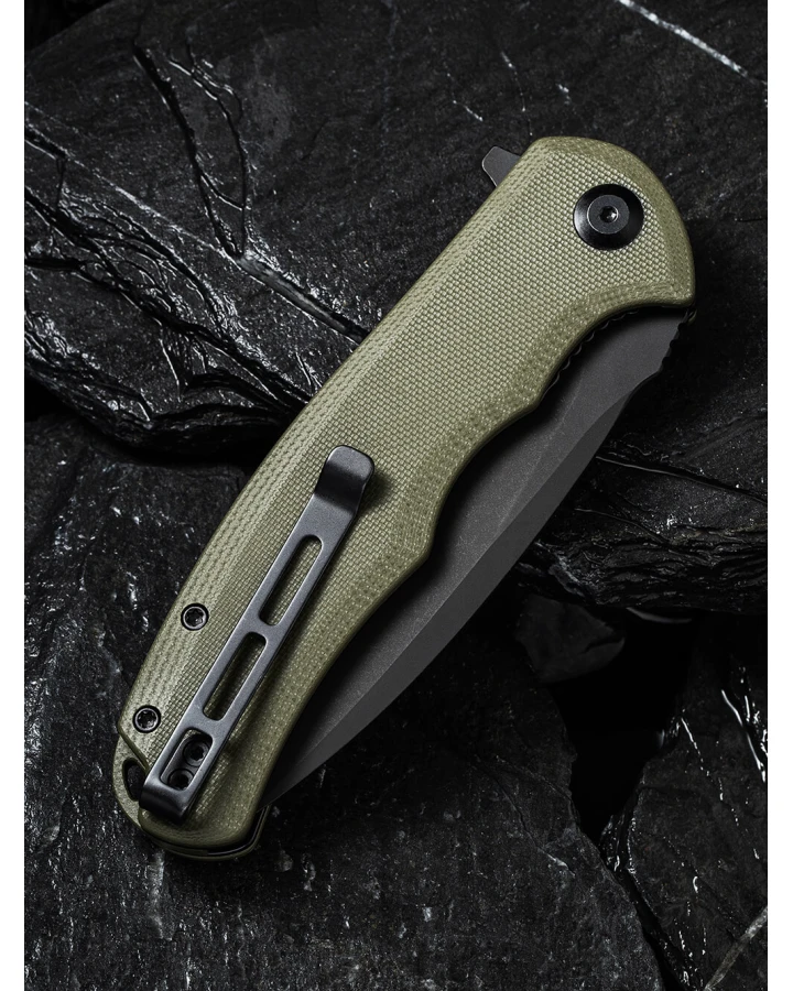Ніж складаний туристичний Civivi Praxis C803F, 9Cr18MoV, G10, зелений