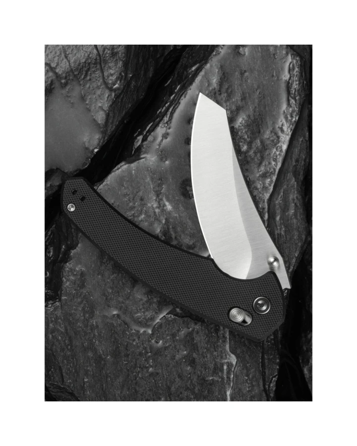 Ніж складаний туристичний Civivi Sixgill C24050-1, Nitro-V, G10, чорний