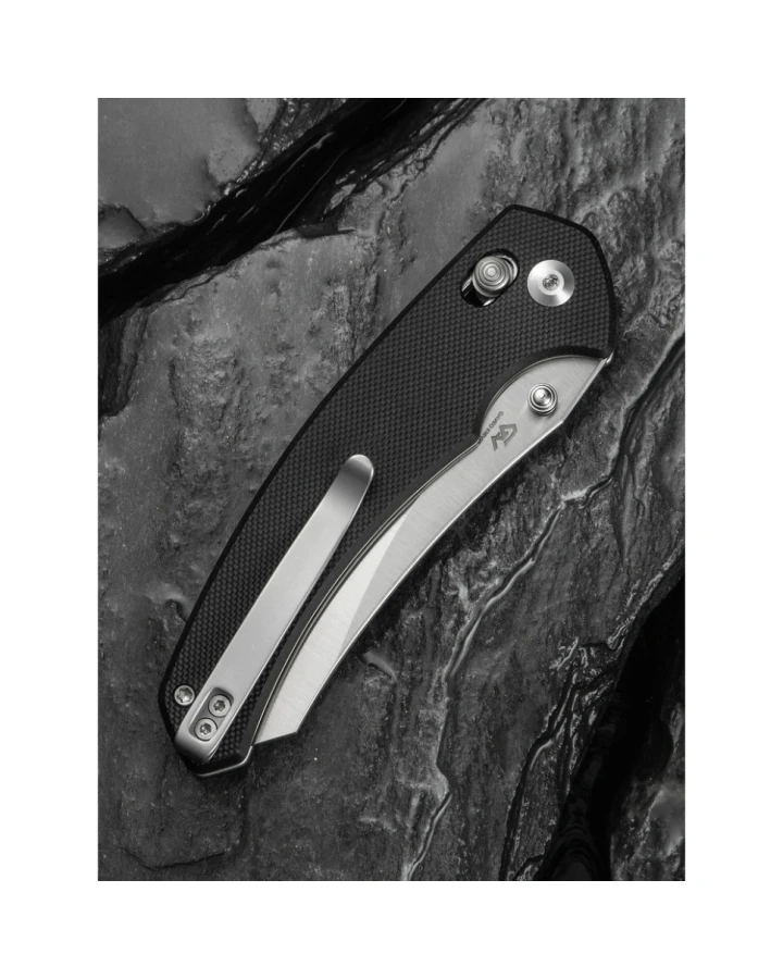 Ніж складаний туристичний Civivi Sixgill C24050-1, Nitro-V, G10, чорний