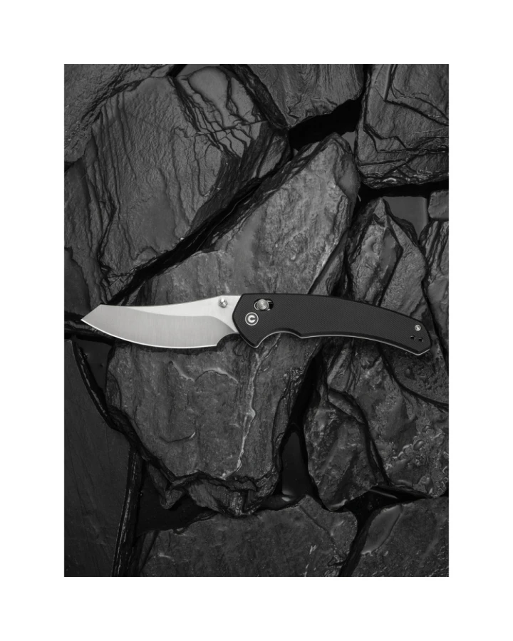 Ніж складаний туристичний Civivi Sixgill C24050-1, Nitro-V, G10, чорний