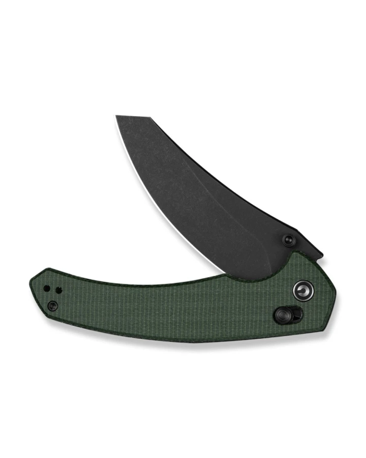 Ніж складаний туристичний Civivi Sixgill C24050-3, Nitro-V, мікарта, зелений