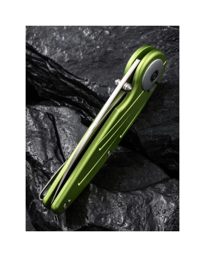 Ніж складаний туристичний Civivi Starflare C23052-3, Nitro-V, алюміній, зелений