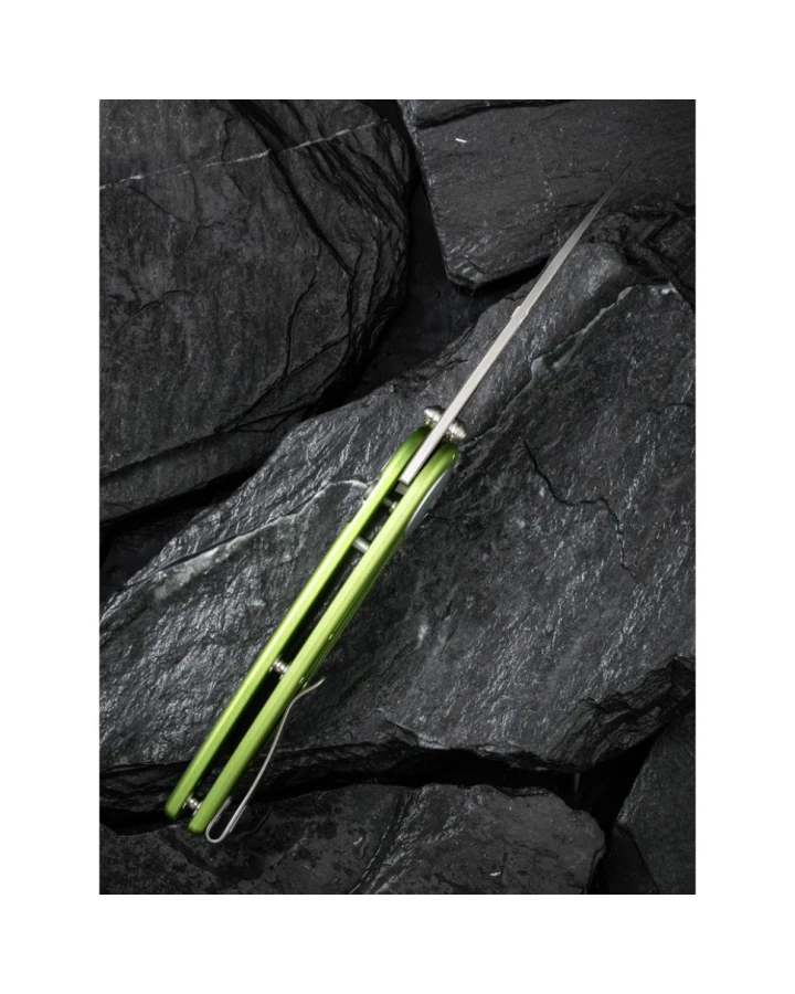 Ніж складаний туристичний Civivi Starflare C23052-3, Nitro-V, алюміній, зелений