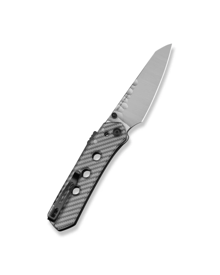 Ніж складаний туристичний Civivi Vision FG C22036-8, Nitro-V, карбон, прозорий