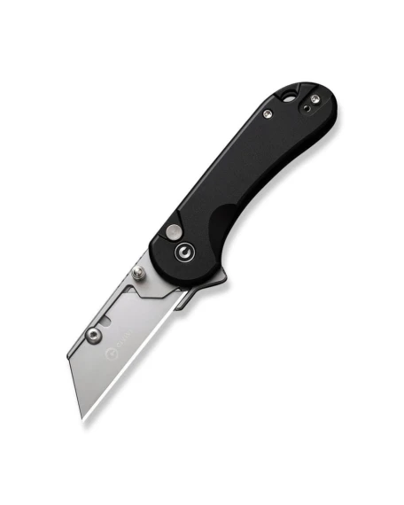Ніж трапеція складаний кишеньковий Civivi Elementum Utility C23039B-1, 6Cr13, алюміній, чорний