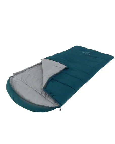 Спальний мішок-ковдра Easy Camp Raven I Square XL, до +5 °C, синій