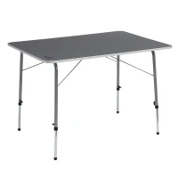 Стіл кемпінговий розкладний Easy Camp Alder, 60 × 80 см, висота 50–68 см, сірий