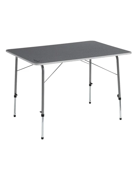 Стіл кемпінговий розкладний Easy Camp Alder, 60 × 80 см, висота 50–68 см, сірий