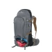 Рюкзак туристичний Ferrino Transalp 60 л, 2,45 кг, регульована спинка