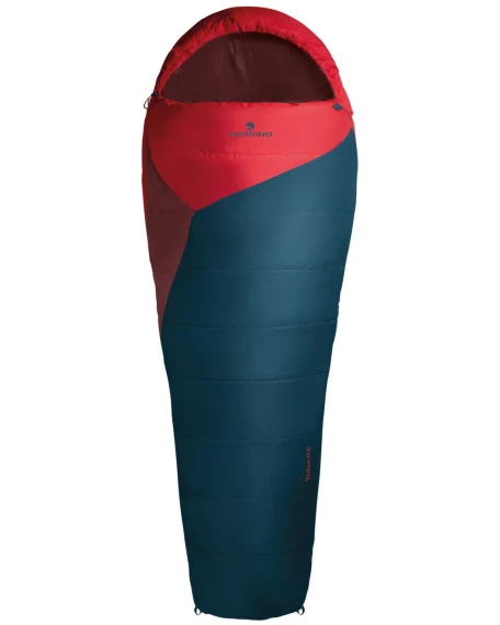 Спальний мішок-кокон Ferrino Yukon, до 0 °C, 1,55 кг, червоно-синій