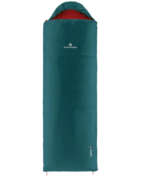 Спальний мішок-ковдра Ferrino Lightec 700 SQ, до +10 °C, зелений, ліва блискавка