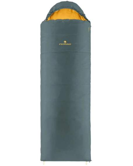 Спальний мішок-ковдра Ferrino Lightec Shingle SQ, до 0 °C, темно-зелений, ліва блискавка