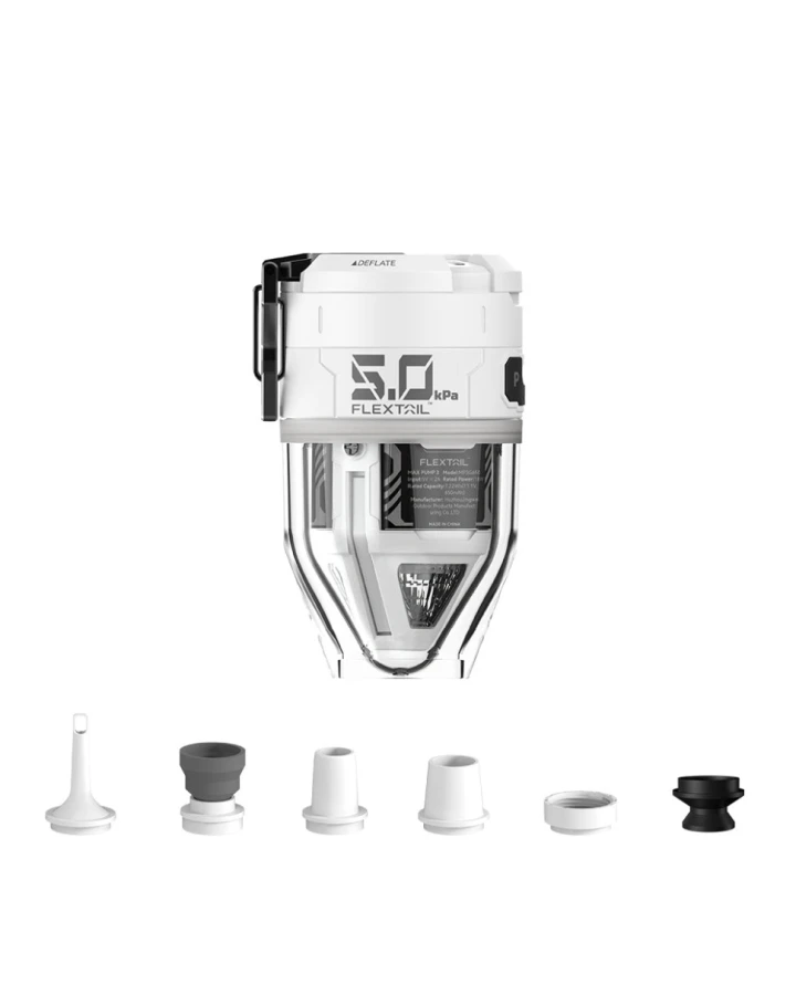 Насос-ліхтар кемпінговий Flextail Max Pump 3, білий