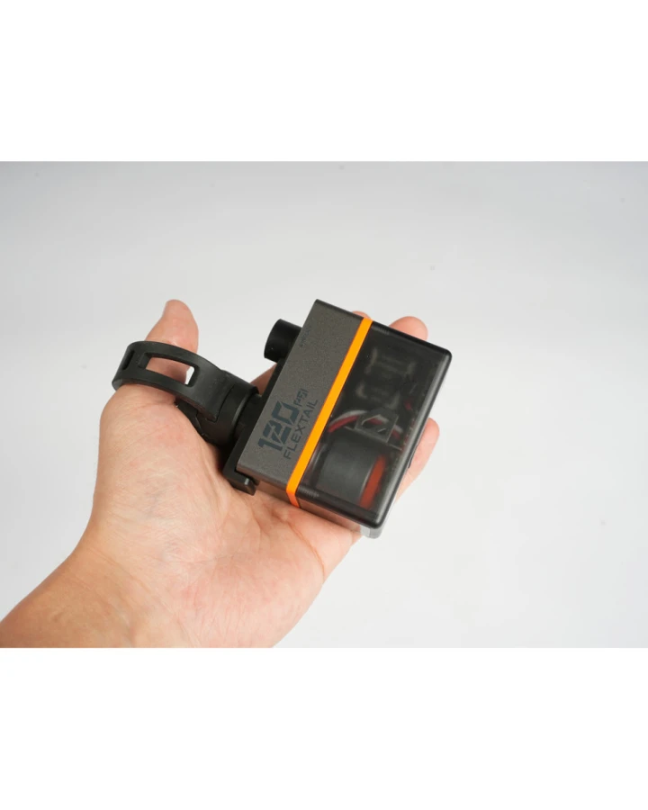 Велосипедний міні насос-задня фара Flextail Tiny Tire Pump ACS, чорний