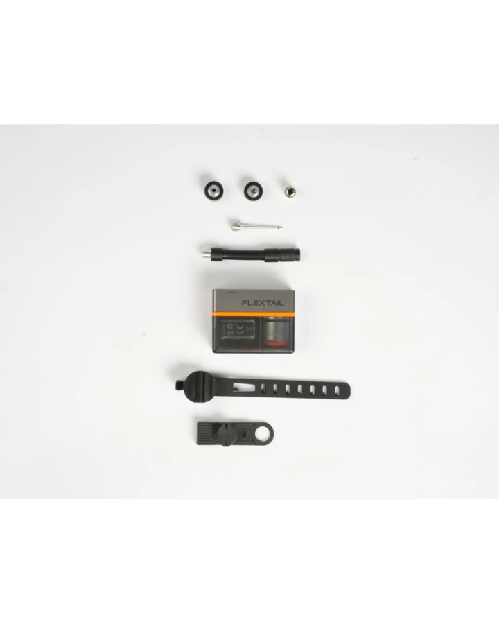 Велосипедний міні насос-задня фара Flextail Tiny Tire Pump ACS, чорний