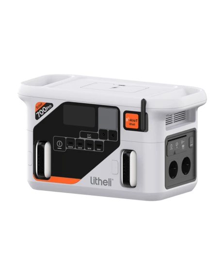 Портативна зарядна станція Litheli Éclair B700 PRO, 800 Вт, 724 Вт·год, LiFePO4 + 2 Power Bank