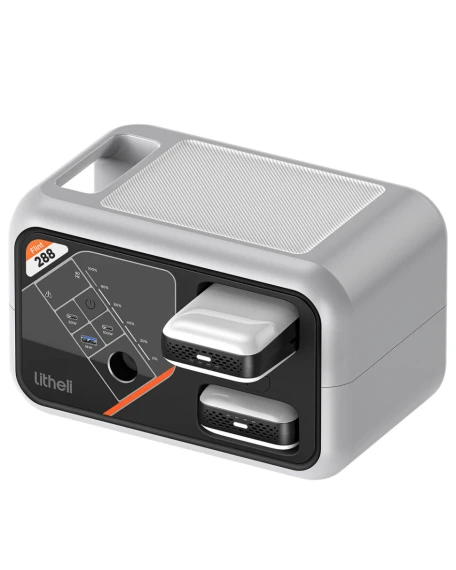 Портативна зарядна станція Litheli FLINT В288, 300Вт, 287 Вт·год + 2 Power Bank