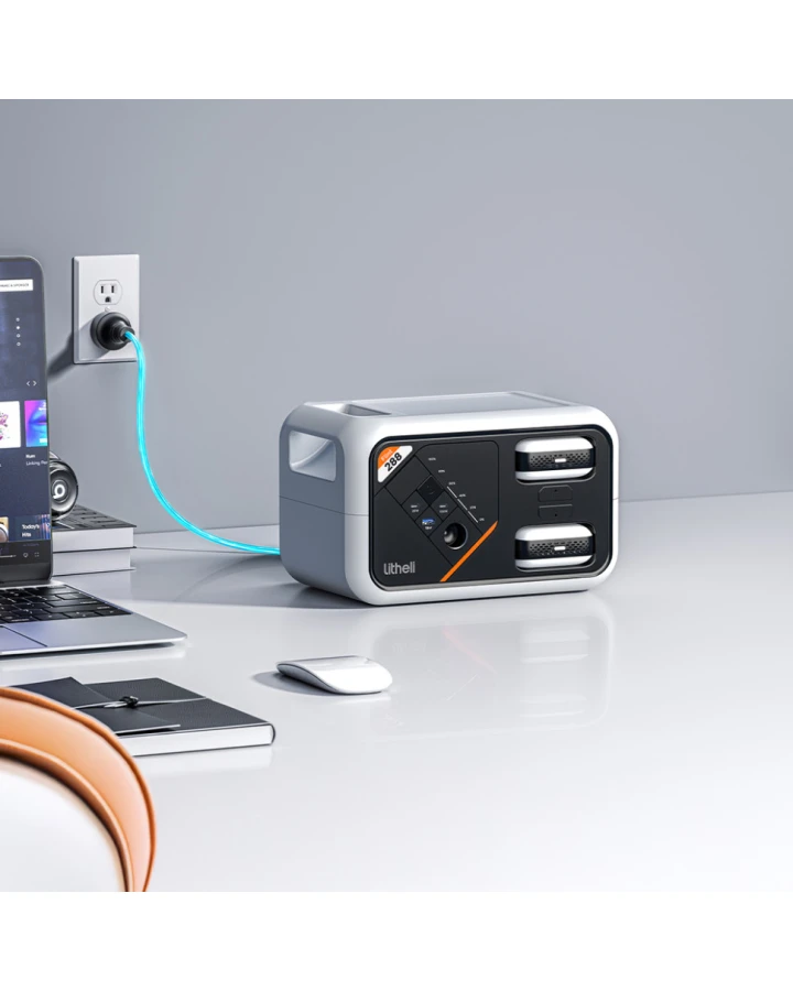 Портативна зарядна станція Litheli FLINT В288, 300Вт, 287 Вт·год + 2 Power Bank