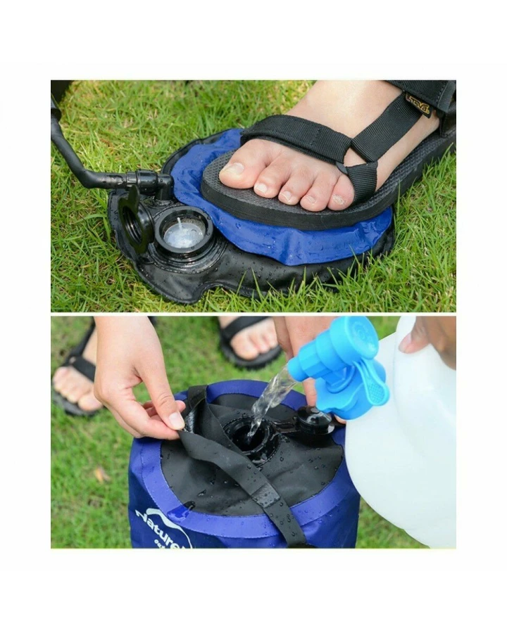 Душ кемпінговий Naturehike NH17L101-D, блакитний