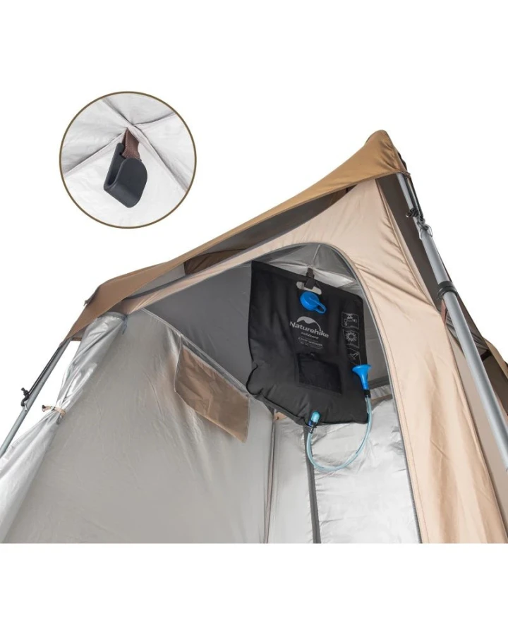 Душовий намет Naturehike NH21ZP005, коричневий