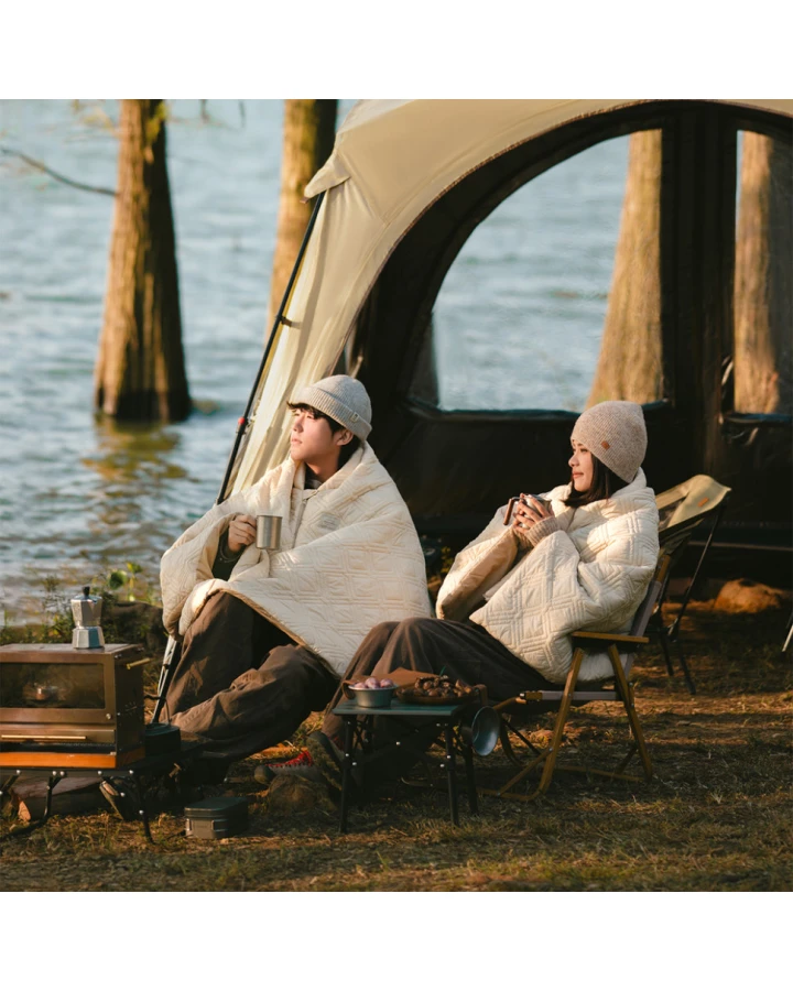 Ковдра з підігрівом Naturehike CNK2450PJ015, 95x190 см, бежева