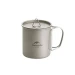 Кружка титанова Naturehike NH20CJ005, 600 мл, з кришкою