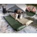 Матрац з подушкою ортопедичний одномісний Naturehike CNK2450WS020, самонадувний, 200х63х10 см, темно-зелений