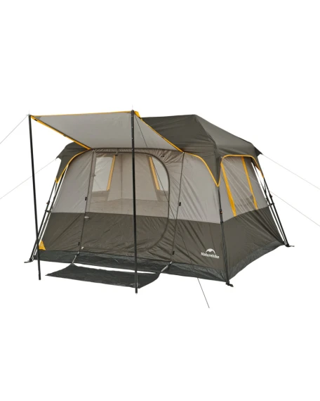 Намет чотиримісний Naturehike Cape Series 5.2 CNK2450WS037, сіро-коричневий