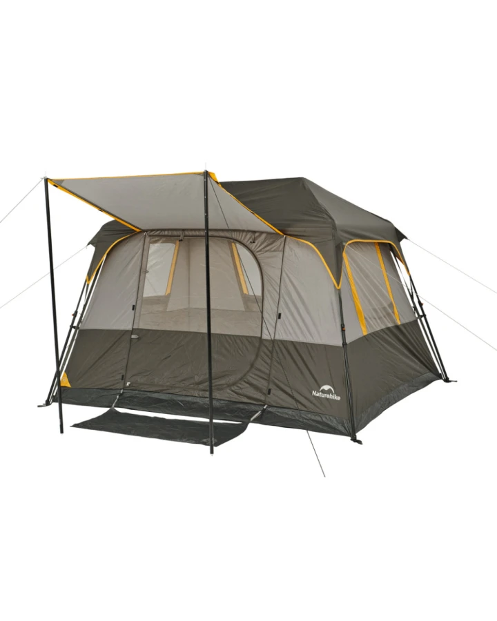 Намет чотиримісний Naturehike Cape Series 5.2 CNK2450WS037, сіро-коричневий
