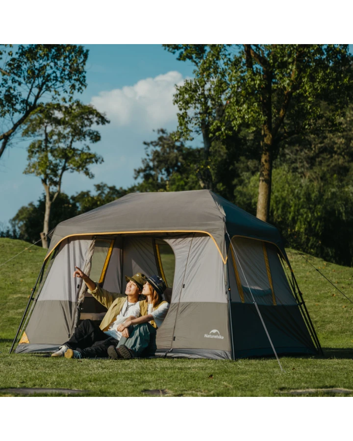 Намет чотиримісний Naturehike Cape Series 5.2 CNK2450WS037, сіро-коричневий