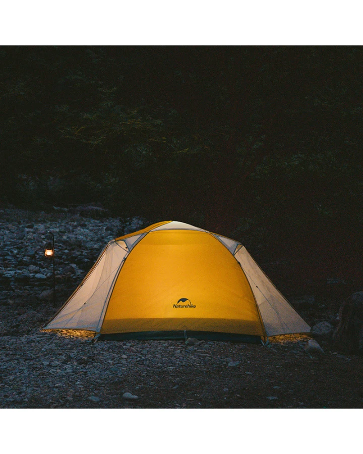 Намет двомісний розширений Naturehike CNK2300ZP024, 210x270 см, жовтий