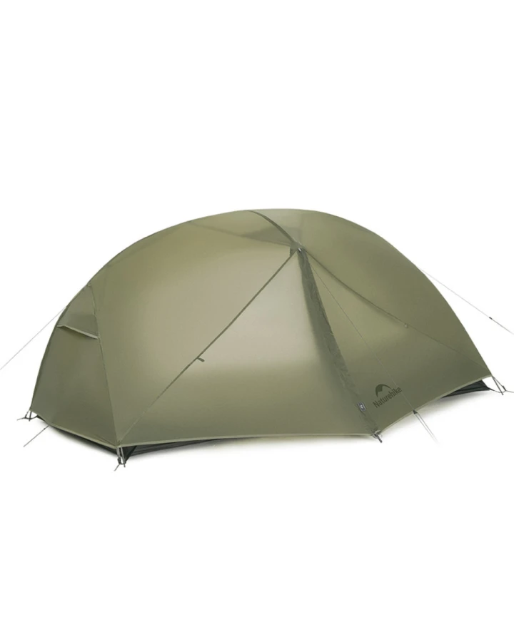Намет надлегкий двомісний Naturehike Mongar Hiking Tent Pro CNK2550WS037, 20D, зелений