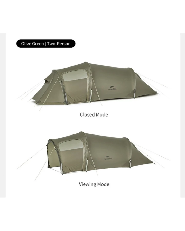 Намет двомісний Naturehike Opalus, UL, CNK2450WS036, темно-зелений