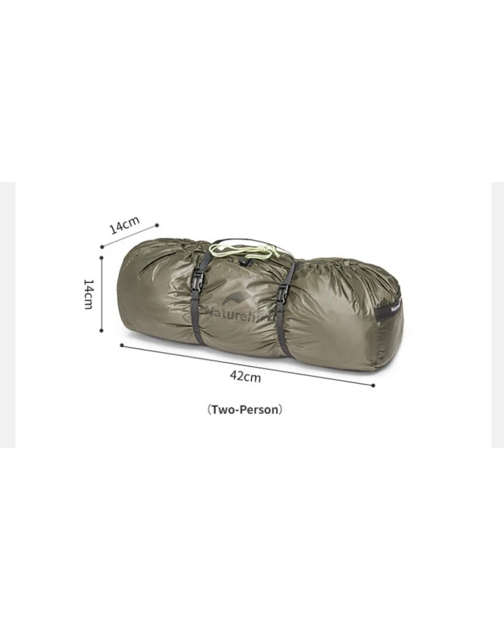 Намет двомісний Naturehike Opalus, UL, CNK2450WS036, темно-зелений