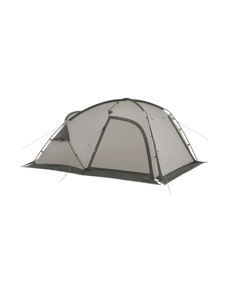Намет двомісний Naturehike Shandi CNK2300ZP017 з великим тамбуром і навісом, сірий