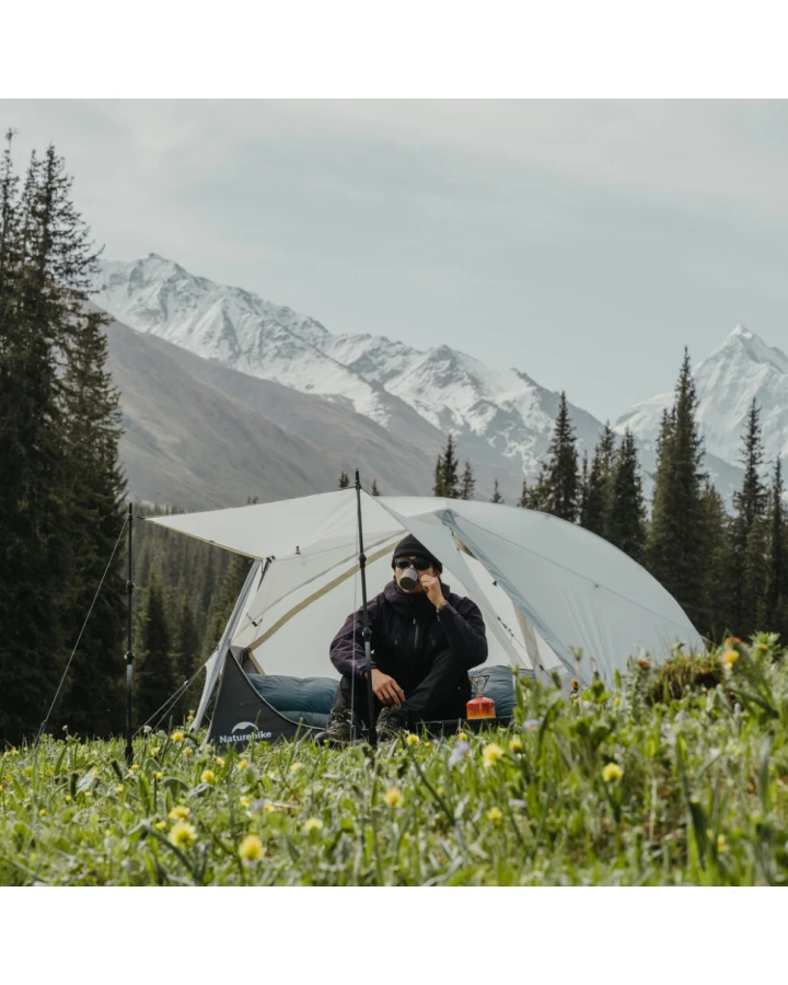 Намет двомісний ультралегкий Naturehike Star River UL CNK2450WS022, коричневий