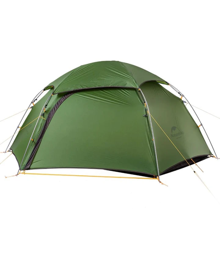 Намет двомісний зі сферичним куполом Naturehike Cloud Peak 2 NH17K240-Y 20D, темно-зелений