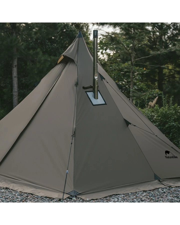 Намет із гострою верхівкою Naturehike CNK2300ZP025, коричневий