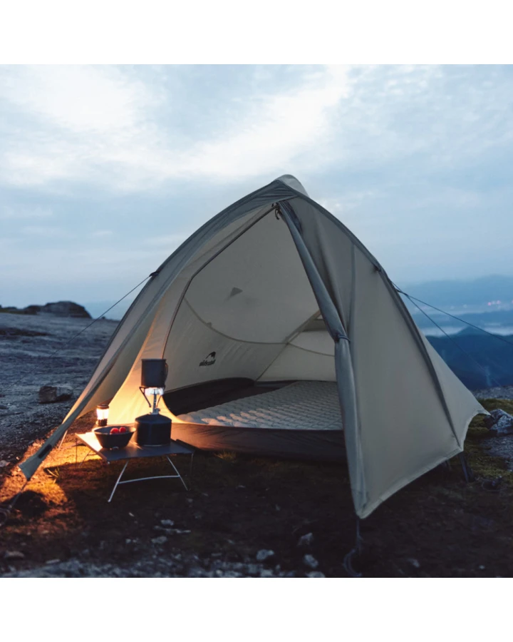 Намет надлегкий двомісний Naturehike Cloud Up Pro CNK2350WS020, 20D, пісочний