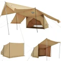 Намет одномісний із тентом Naturehike CNK2450WS026, коричневий