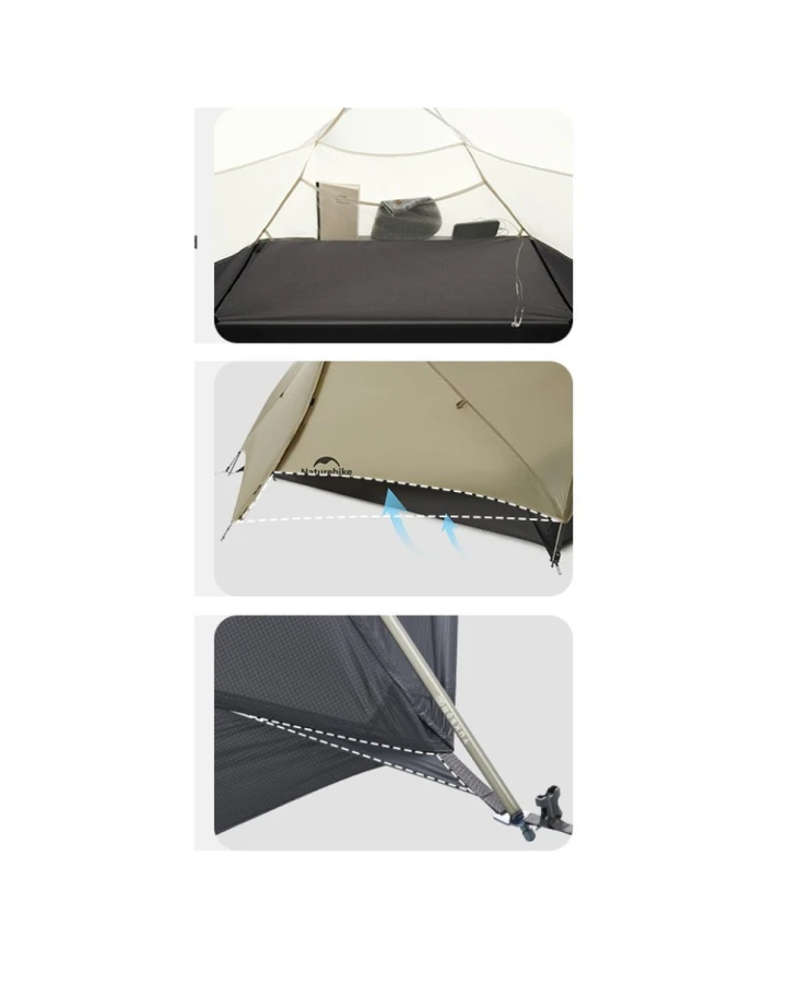 Намет одномісний ультралегкий Naturehike Mongar UL CNK2550WS016, коричневий