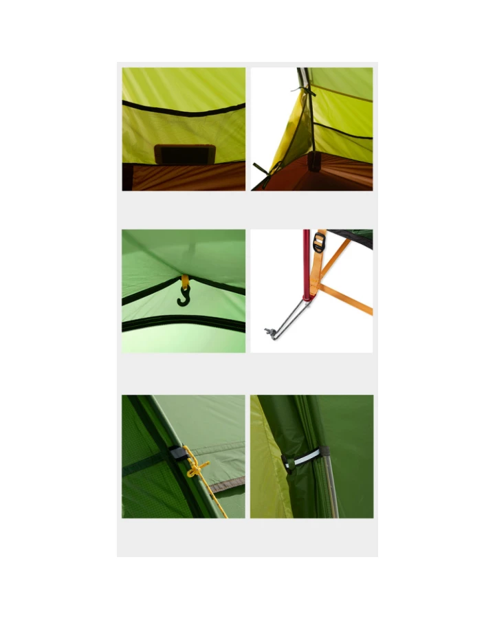 Намет тримісний Naturehike Opalus, UL, NH17L001-L, світло-зелений