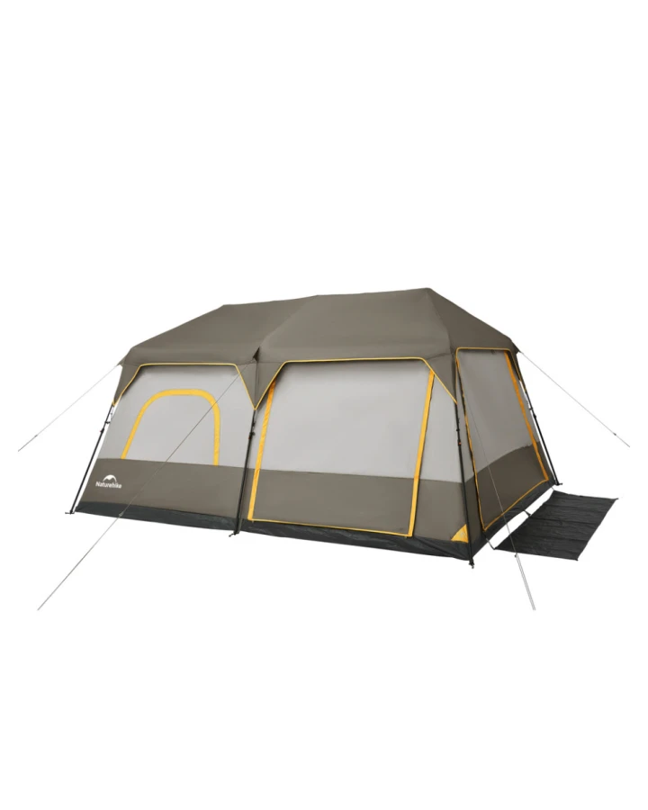 Намет восьмимісний Naturehike Cape 13.1 CNK2450WS050 швидкого розкладання, сіро-коричневий