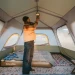 Намет восьмимісний Naturehike Cape 13.1 CNK2450WS050 швидкого розкладання, сіро-коричневий