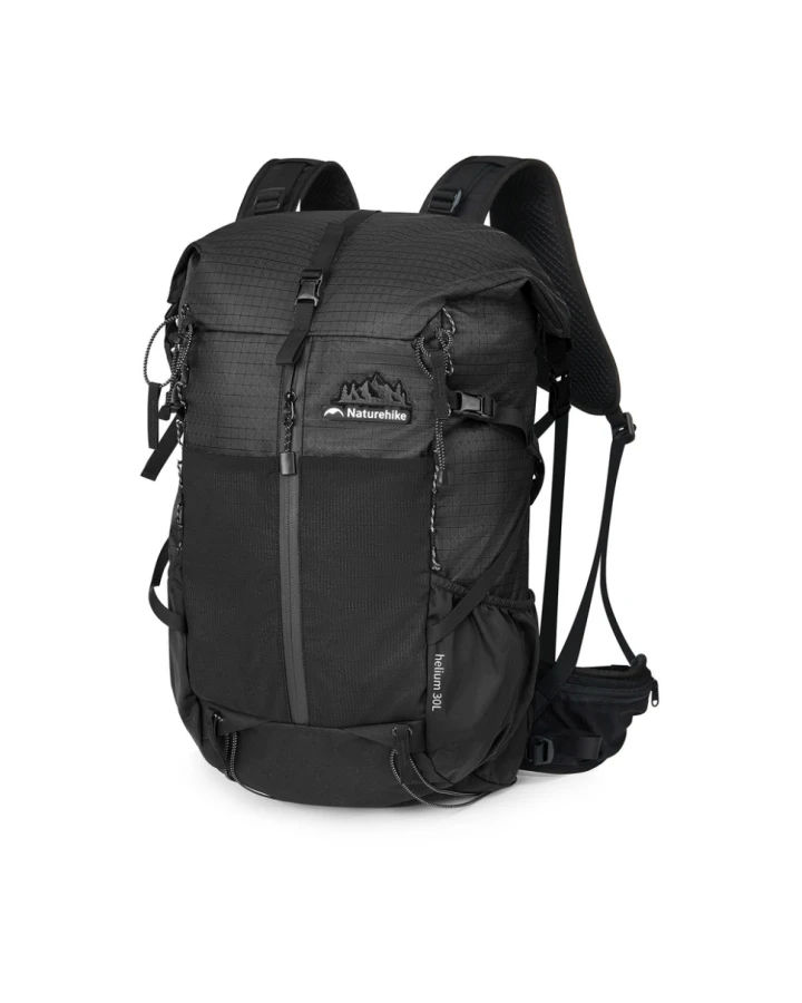 Рюкзак туристичний Naturehike Helium CNK2300016, 30+5 л, чорний