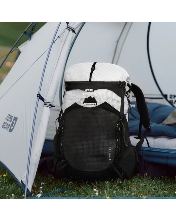 Рюкзак туристичний Naturehike Helium CNK2450XB016, 40 л, чорний, M