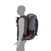 Рюкзак туристичний Naturehike Rock NH19BP095, 60+5 л, графітовий у клітинку