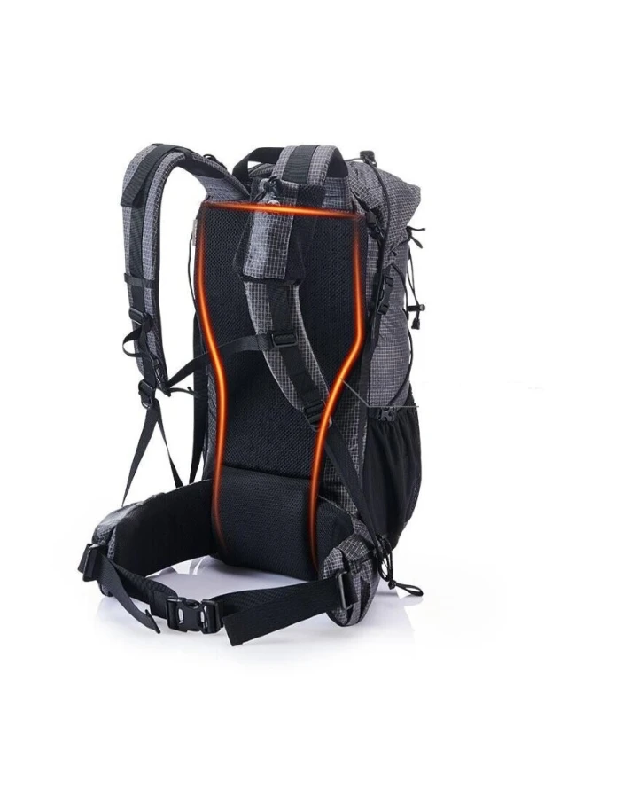 Рюкзак туристичний Naturehike Rock NH19BP095, 60+5 л, чорний